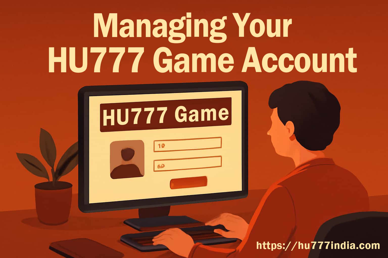 Manage Your Hu777 Account: Profile and Password illustrated guide