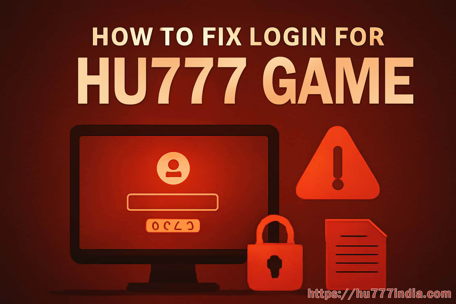 Hu777 Login Help: Fix Sign-In and App Access illustrated guide